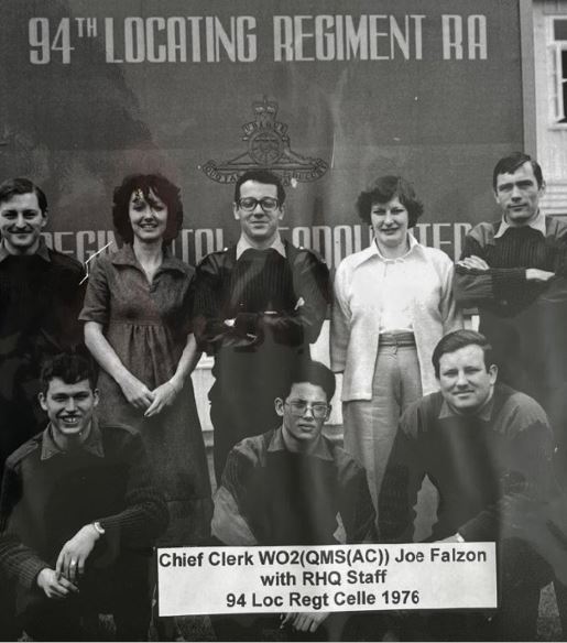 Clerks' at 94 Loc Regt 1976